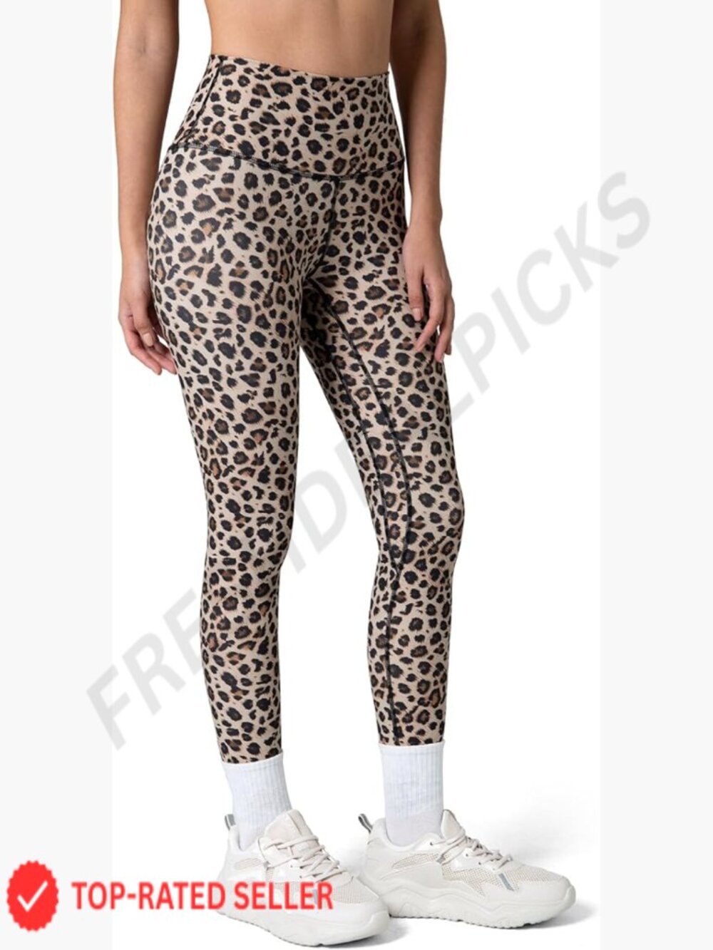 High Waisted Tummy Control Workout Leggings Full Length Yoga Pants 28"